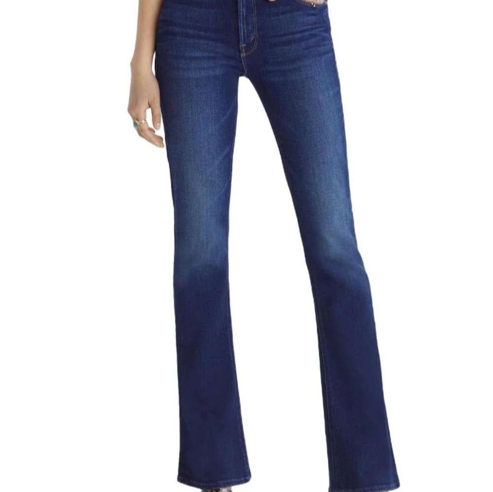 Mother women's the runaway Boot cut jeans Size 25 Color Dark blue
